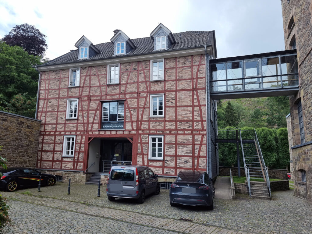 Kulturhaus Engelskirchen Foto des Gebäudes "Altes Baumwolllager"